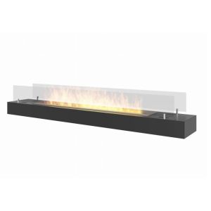 Firebox 120 - insertable de bioetanol independiente negro - con cristal