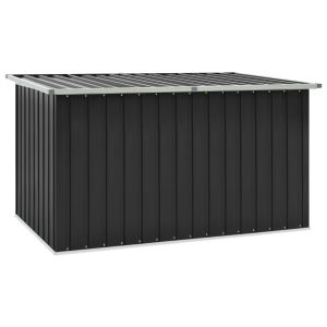 vidaXL caja de almacenaje para jardín gris antracita 171x99x93 cm