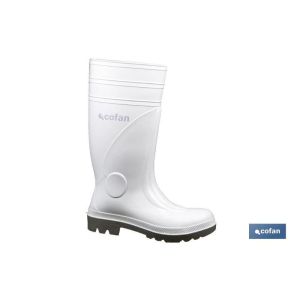 Bota agua alta segur. S-4 blanca t-44