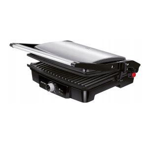 Parrilla eléctrica doble contact grill tapa b mpm mgr-09m negro/plata 2000w