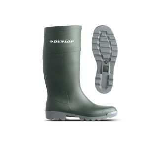 Bota PVC dunlop hobby caña alta verde t-46