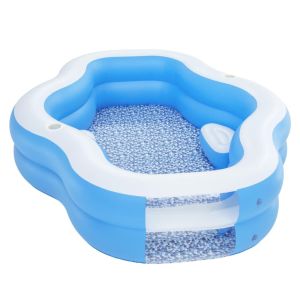 Piscina hinchable autoportante infantil bestway 270x198x51 cm asientos hinc