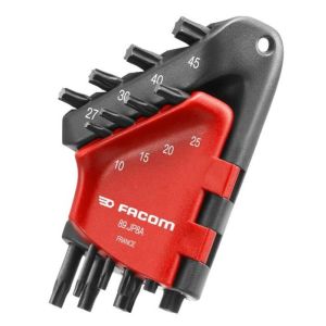 Juego de 8 llaves macho torx® acodadas - facom - 89.jp8a