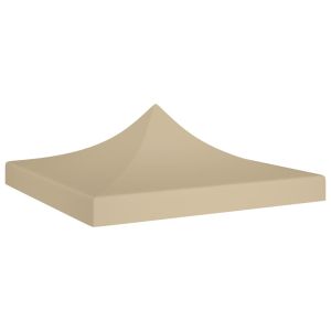 vidaXL techo de carpa para celebraciones beige 2x2 m 270 g/m²