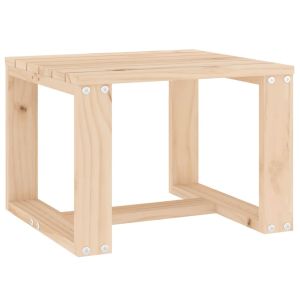 vidaXL mesa auxiliar de jardín madera maciza de pino 40x38x28,5 cm