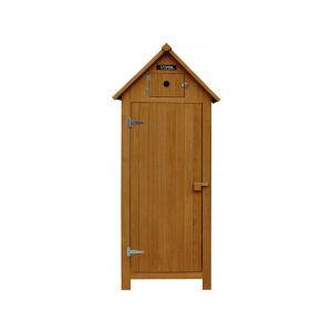 Mueble de jardín "cabanon" - 77 x 54,5 x 179 cm - marrón -