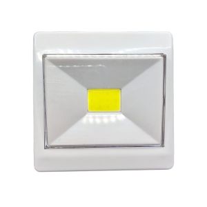 Luz nocturna LED con interruptor 1 cob 120 lm pilas 3xaaa