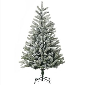 Árbol de navidad PVC, pe, metal bicolor ø90x150 cm Homcom