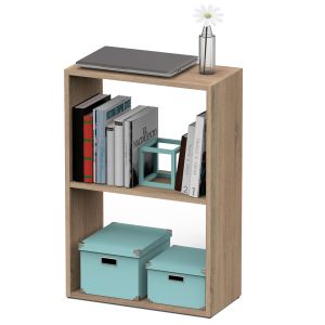 Estantería almacenaje libros, muebles salón briebe nova madera