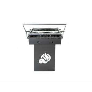 PRENSA STOVE Barbacoa de carbón PR1404CV Júpiter1 + carbonera/volteador