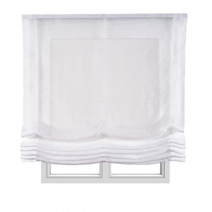 Estores plegables estor paqueto liso sin varillas blanco 90x175 cm