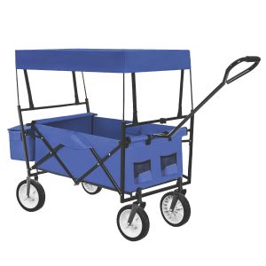 Carrito de mano plegable con cubierta y bolsa de transporte capacidad de ca