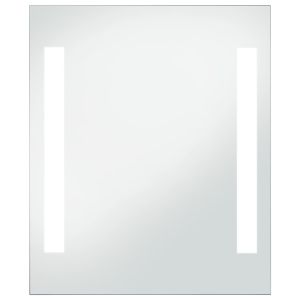 vidaXL espejo de pared de baño con LED 50x60 cm