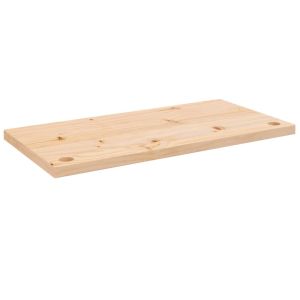 vidaXL tablero de escritorio madera maciza de pino 80x40x2,5 cm
