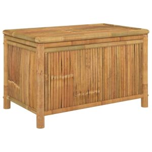 vidaXL caja de almacenaje de jardín bambú 90x52x55 cm