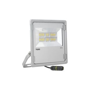 Twister 3 foco LED de exterior 100w 3000k gris 50839