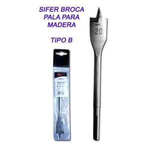 Sifer broca de pala para madera 38        tipo b