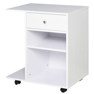 Armario para impresora melamina color blanco 60x40x68.5 cm vinsetto