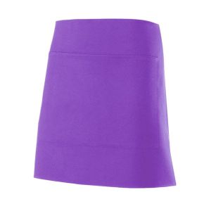 Velilla delantal 100% poliéster corto u morado