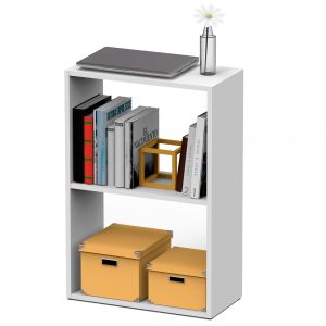 Estantería almacenaje libros, muebles salón  briebe nova blanco