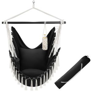 Silla colgante malika, estilo bohemio, capacidad de carga 150kg