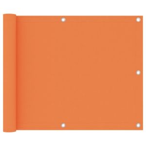 Toldo para balcón tela oxford naranja 75x500 cm