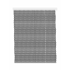 Cortinas de exterior impermeables – cort | 100 x 240 cm - krismar - negra