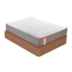 Pack colchón hr visco  natural y canapé abatible,  135x190cm|what the sleep