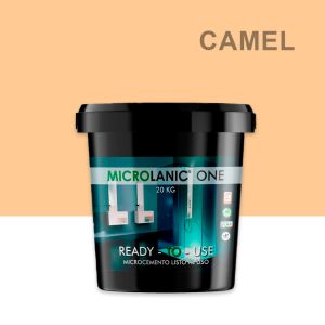 One fino 20kg 40m2 microcemento camel