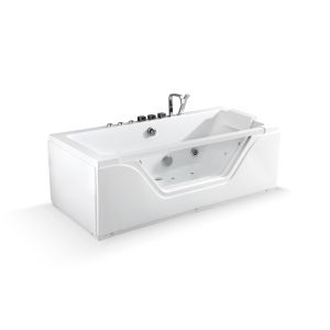 Tahiti white jets, bañera de hidromasaje con ojo de buey l. 170 x l. 78 cm