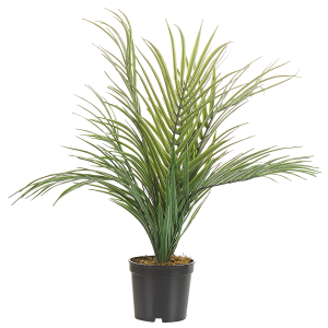 Planta artificial en maceta verde/negro 45 cm areca palm