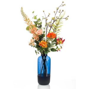 Emerald ramo de flores artificiales happy orange xl