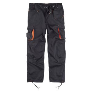 Pantalón negro/naranja - Talla 52