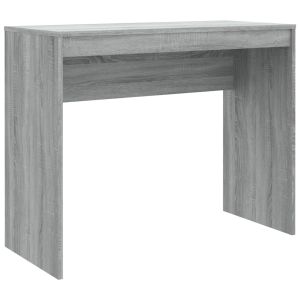 vidaXL escritorio de madera contrachapada gris sonoma 90x40x72 cm