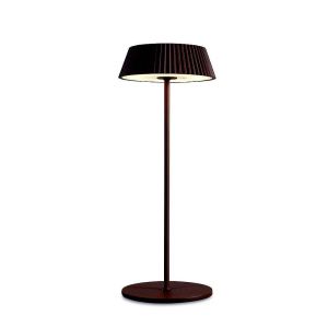 Lampara sobremesa relax color marron