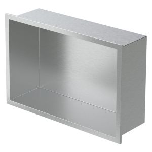 Nicho de ducha  20x30x10cm acero inoxidable plateado