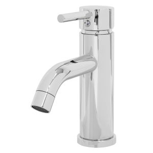 Grifo lavabo para baño150x54x175 mm latón acero inoxidable