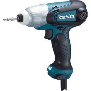 Atornillador de impacto con cable makita td0101f - 200 w - LED - compacto y