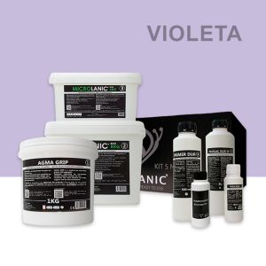 Kit microcemento sbc 5m² baños y cocinas violeta