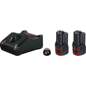 Pack 2 baterías bosch gba 12v 3ah + cargador gal12v-40 - li-ion - red