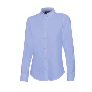 Velilla camisa oxford ml mujer s celeste