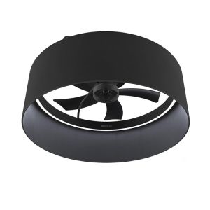 Ventilador de techo con luz energysilence lampaero 650 black design cecotec