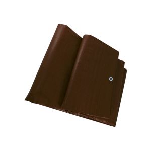 Toldo reforzado impermeable | lona multi | 4x6m. - marrón