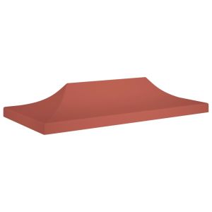 vidaXL techo de carpa para celebraciones terracota 6x3 m 270 g/m²