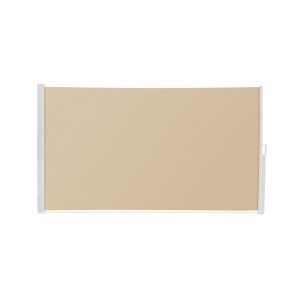 Toldo lateral extensible 180x300cm beige – lona poliéster – cofre aluminio