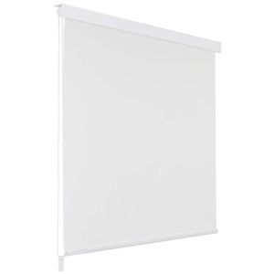 vidaXL persiana enrollable de ducha blanco 140x240 cm