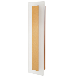 Lámpara de pared LED de metal dorado/blanco 30 cm rosalie