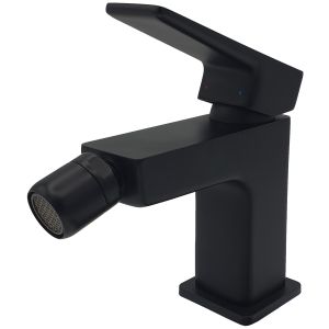 Griferia bidet negro monomando parma