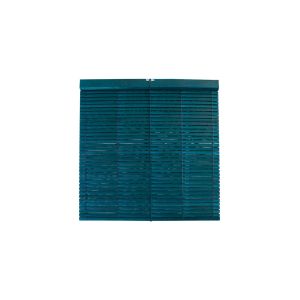 Persiana de madera | 120 x 120 cm - azul (barnizada)