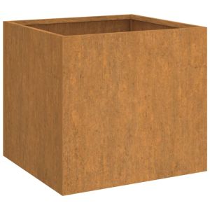 vidaXL jardinera de acero corten 49x47x46 cm